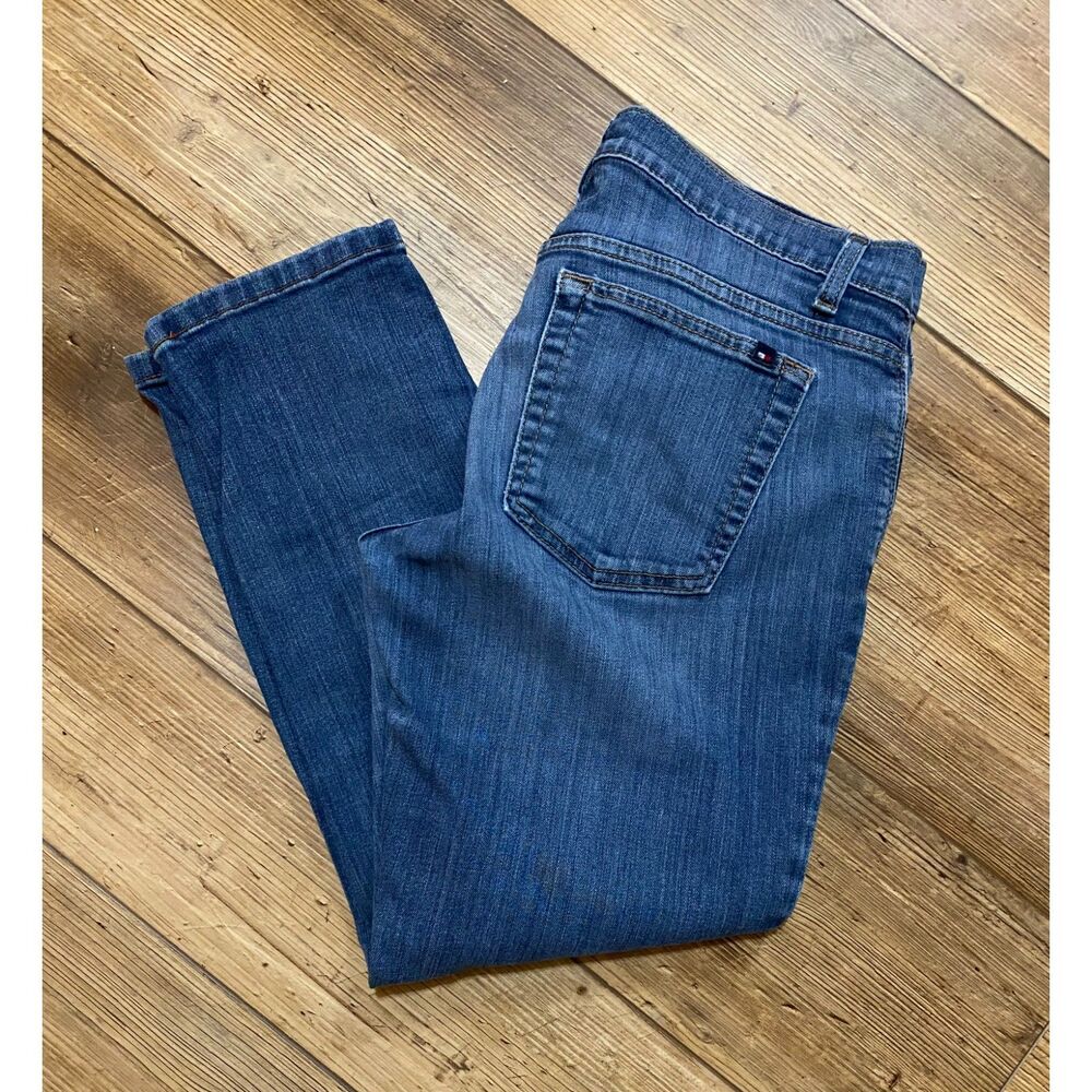 TOMMY HILFIGER Vintage Cropped Crop Jeans Size 6 Straight Leg